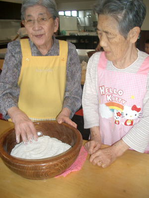 蕎麦打ち体験